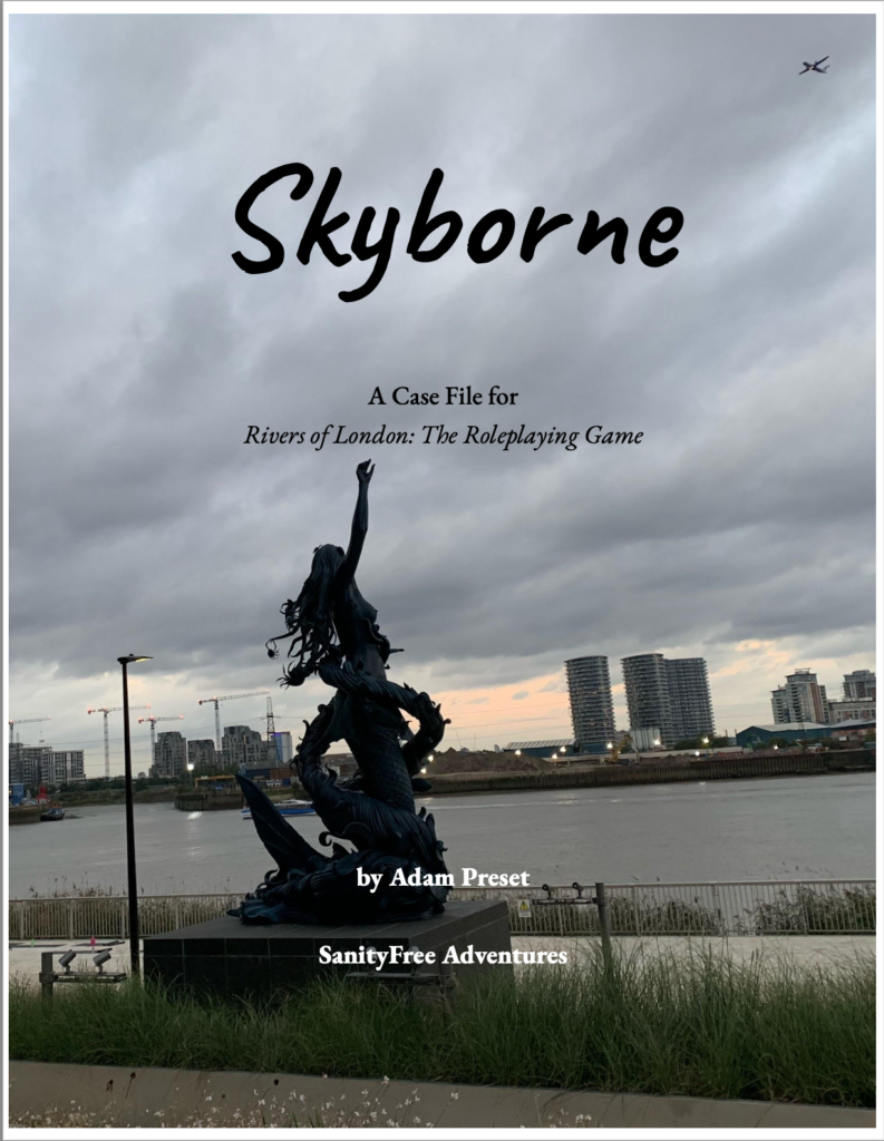 The cover of the Skyborne adventure
